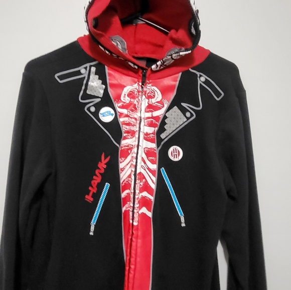 Kids Skull Hoodie Sweatshirt Jacket - Picture 4 of 7